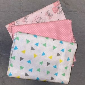 Receiving Blanket Bundle (3) NWOT